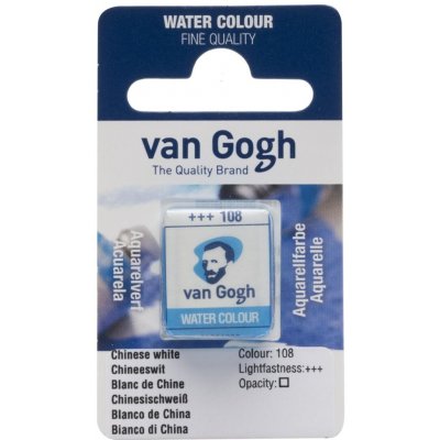 Van Gogh Akvarelová barva v půlpánvičce 108 Chinese White – Sleviste.cz