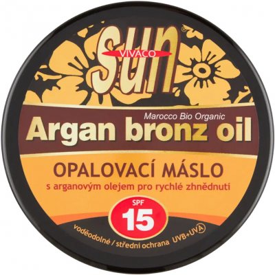 Sun Vital Máslo na opalování s arganovým olejem SPF15 200 ml – Hledejceny.cz