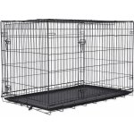 Dog Fantasy Klec skládací 2 dveře XXL 121 x 74 x 82 cm – Zboží Mobilmania