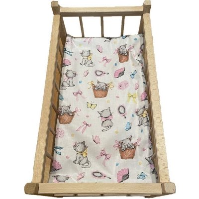 SDS Matrace do postýlky pro panenky Veselé kočičky 50/28 cm – Hledejceny.cz