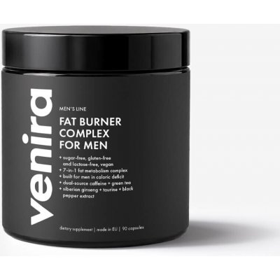 VENIRA fat burner complex pro muže, 90 kapslí – Hledejceny.cz