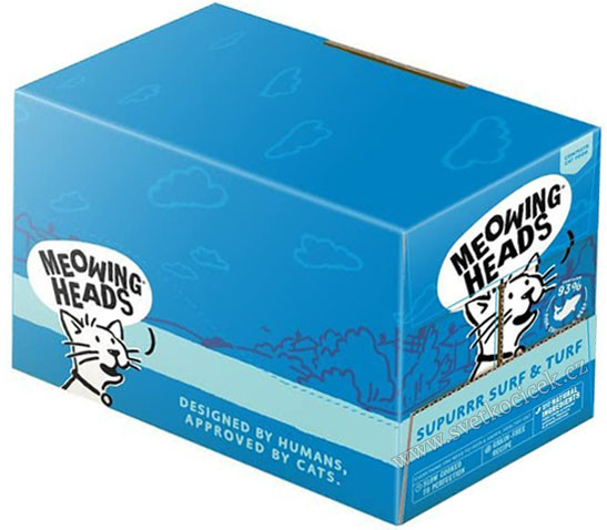 Meowing Heads Surf and Turf pro kočky 10 x 100 g