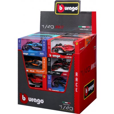 Bburago RACE Formula F1 2023 MIX Display :43 – Zboží Dáma