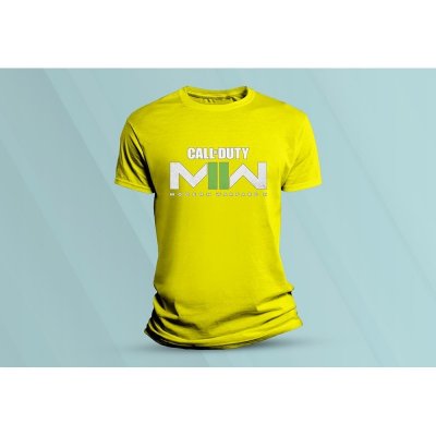 Sandratex dětské bavlněné tričko Call of Duty Modern Warfare 2 žlutá – Sleviste.cz