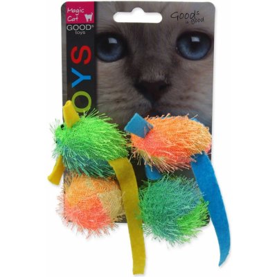 Magic Cat hračka myš a koule s catnipem 5 cm 4 ks – Zboží Mobilmania