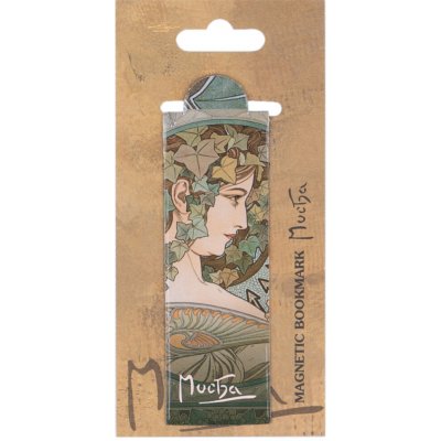 Magnetická záložka Alfons Mucha – Laurel – Hledejceny.cz