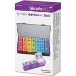 SimplyMed Dávkovač léků týdenní 21003-Collection – Hledejceny.cz