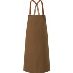 Karlowsky Pohodlná zástěra s popruhy přes ramena pro odlehčení při práci skořicová Pantone 2321C 70x85cm KY054 – Hledejceny.cz