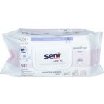 Seni Care vlhčené ubrousky Sensitive 68 ks – Zboží Dáma