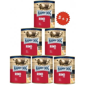 Happy Dog Rind Pur 6 x 0,8 kg