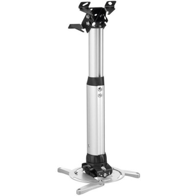 Vogels PPC 1555 stropní držák projektoru naklápěcí, otočný, nastavitelná výška vzd. země-strop (max.): 85 cm stříbrná – Hledejceny.cz
