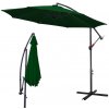 Zahradní slunečník Yakimz 3,5m slunečník UV40+ Camping Pendulum Umbrella Pavilion Garden Umbrella Zelená