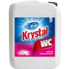 Dezinfekční prostředek na WC Krystal WC zásaditý na nerez a keramiku s Dezichlorem červený 5 l