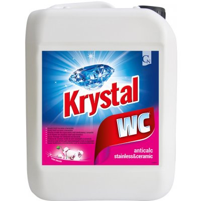 Krystal WC zásaditý na nerez a keramiku s Dezichlorem červený 5 l – Zboží Mobilmania