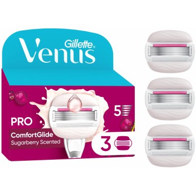 Gillette Venus ComfortGlide Sugarberry 3 ks – Sleviste.cz