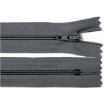 Spirálový zip No 3 délka 12 cm autolock, malé, 312 šedá tmavá – Zboží Mobilmania