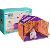 Dětský stan Lean Toys Barevný stanový domek pro děti 112 cm x 110 cm x 102 cm