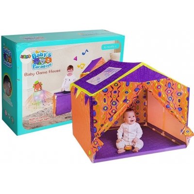Lean Toys Barevný stanový domek pro děti 112 cm x 110 cm x 102 cm – Zboží Mobilmania