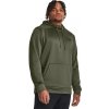 Pánská mikina UNDER ARMOUR Armour Fleece Hoodie Marine OD Green / Black