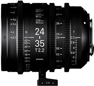 SIGMA CINE 24-35mm T2.2 FF F/VE METRIC Sony E-mount