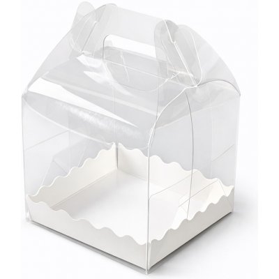Cake star plastový box na Bento dort s úchytem 14x14x18cm – Zbozi.Blesk.cz
