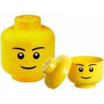 LEGO® Úložný box hlava S chlapec – Zbozi.Blesk.cz