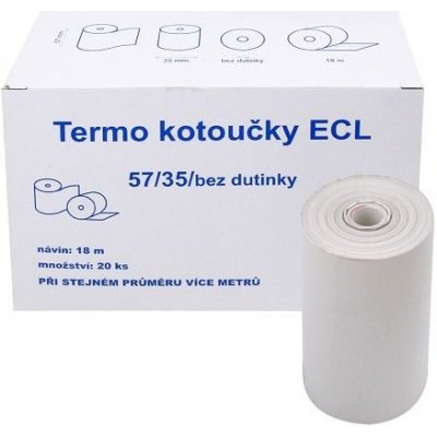 Kotouček do pokladny termocitlivý ECL 57/35 18m, EET – Zboží Živě