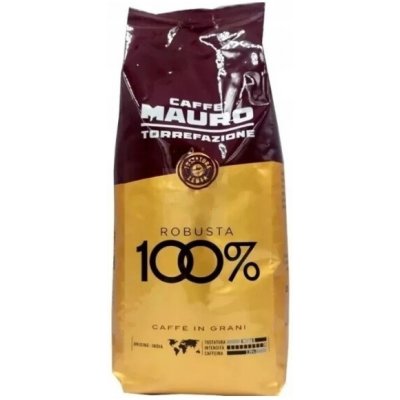 Mauro India 100% Robusta zrnková 1 kg – Hledejceny.cz