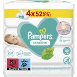 Pampers ubrousky Sensitive 4 x 52 ks – Zboží Mobilmania