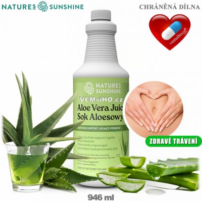 Nature’s Sunshine ALOE VERA JUICE 946 ml – Hledejceny.cz