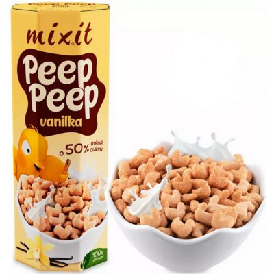 Mixit Cereálie Peep Peep vanilka 280 g – Sleviste.cz