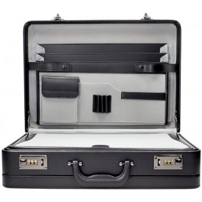 d&n lederwaren ataše kufr 2620-01 černý – Zbozi.Blesk.cz