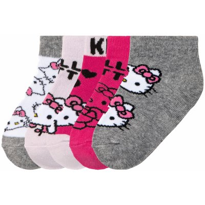 Hello Kitty Dívčí nízké ponožky, 5 párů – Sleviste.cz