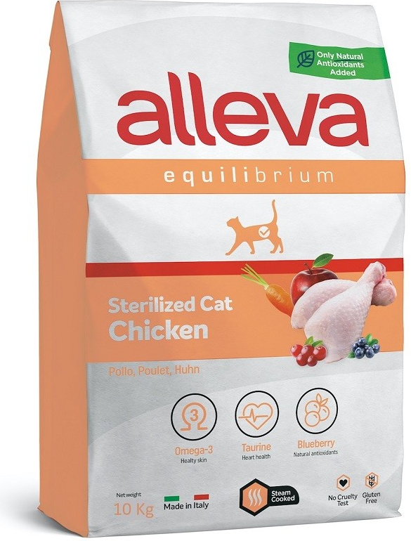 Alleva Equilibrium Cat Sterilized Chicken 10 kg