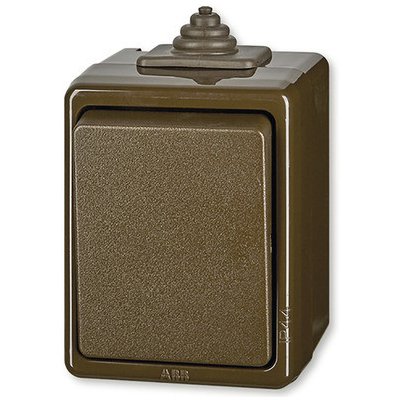 ABB Praktik IP44 ř.1 hnědý na omítku 3553-01929 H – Hledejceny.cz