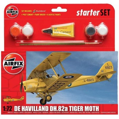 Airfix Classic Kit letadlo A02106 De Havilland DH.82a Tiger Moth 1:72 – Zboží Mobilmania