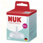 NUK Perfect Match brčko náhradní silikonová 8+m silikonová natural 2 ks – Hledejceny.cz