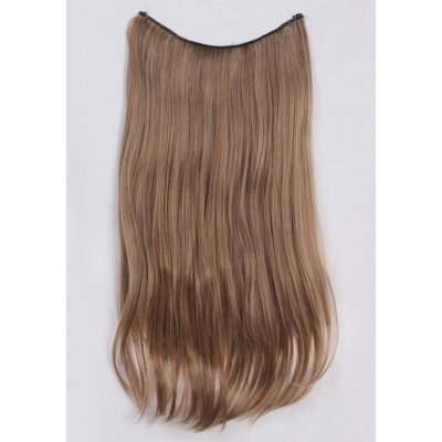 Vlasové příčesky HALO 40 cm - popelavá blond – Hledejceny.cz