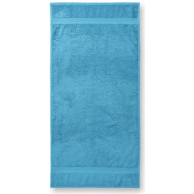 MALFINI Terry Towel Ručník unisex bílá 50 x 100 cm tyrkysová – Zboží Mobilmania