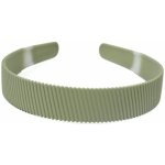 Vroubkovaná čelenka zeleno-šedá – Hledejceny.cz