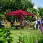 Casaria Capri 3x3m vínově červený – Hledejceny.cz