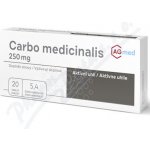 Carbo medicinalis aktivní uhlí 250 mg 20 dávek – Hledejceny.cz