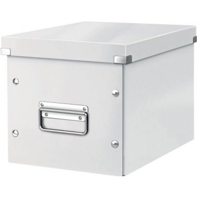 Leitz Krabice Click-N-Store WOW, čtvercová M, bílá – Zboží Živě