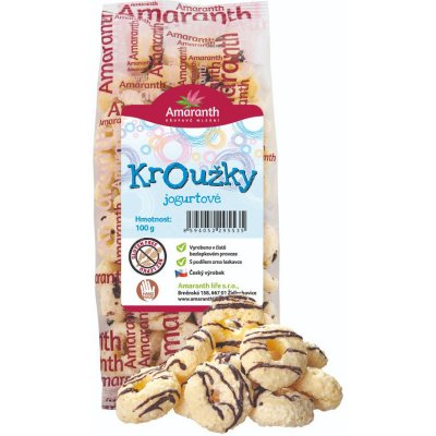 Amaranth Kroužky jogurtové 100 g – Zboží Dáma