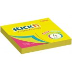 Stick´n Samolepicí bločky Stick´n by Hopax Alternate - 76 x 76 mm / neonové barvy – Hledejceny.cz