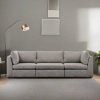 Pohovka Atelier del Sofa 3-Seat Sofa Mottona 3-Seat SofaLight Grey