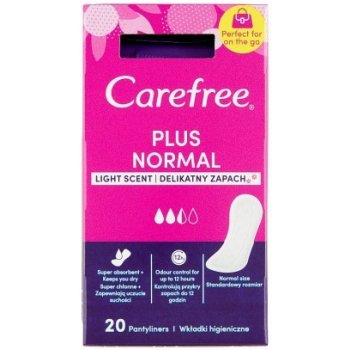 Carefree Plus Normal intimky s jemnou vůní 20 ks