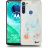 Pouzdro a kryt na mobilní telefon Motorola Pouzdro Picasee silikonové Motorola Moto G8 - Splash čiré