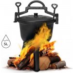 MultiGarden Železný kotlík stojící 5 l – Sleviste.cz