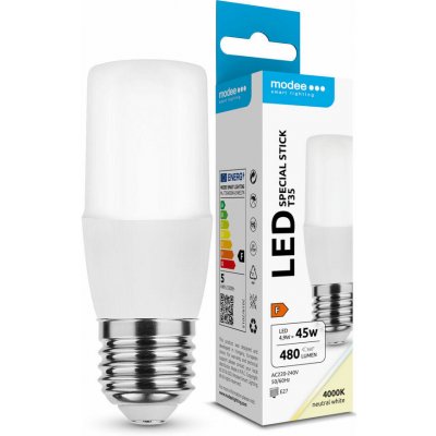 Modee Lighting LED žárovka Special Stick T35 4,9W E27 neutrální bílá 480 lm – Hledejceny.cz